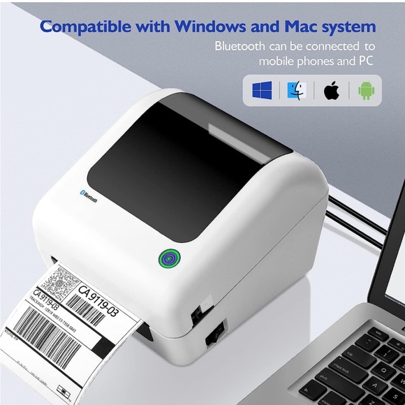 Bluetooth Thermal Label Printer - Shipping Label for Shipping Packages&Postage - Picture 3 of 12